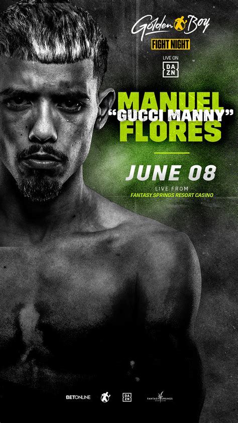 manuel gucci flores|manuel gucci fight tonight.